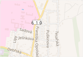 Máchova v obci Kosmonosy - mapa ulice