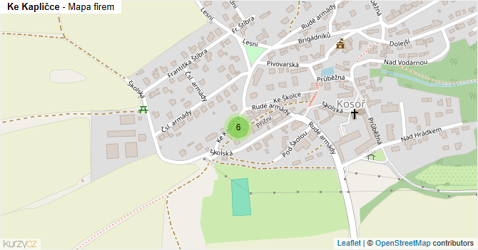 Ke Kapličce - mapa firem
