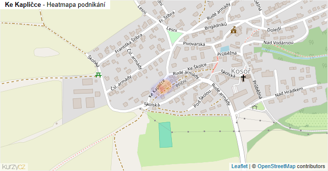 Ke Kapličce - mapa podnikání