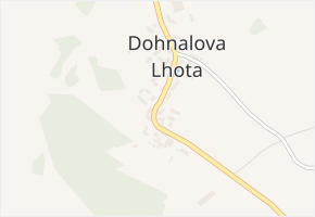 Dohnalova Lhota v obci Kosova Hora - mapa části obce