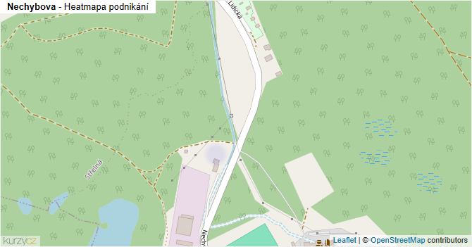 Nechybova - mapa podnikání