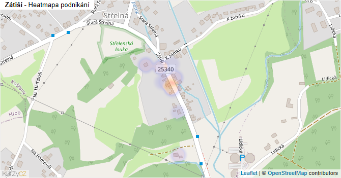 Zátiší - mapa podnikání