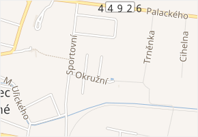 Luční v obci Kostelec na Hané - mapa ulice