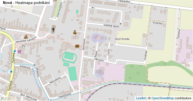 Nová - mapa podnikání
