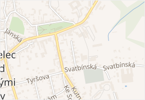 Dr. Konečného v obci Kostelec nad Černými lesy - mapa ulice