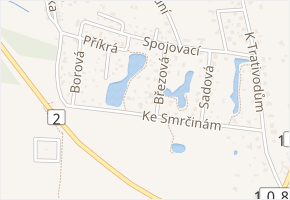 Ke Smrčinám v obci Kostelec nad Černými lesy - mapa ulice