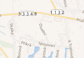Osadní v obci Kostelec nad Černými lesy - mapa ulice