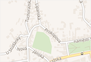 Prokopova v obci Kostelec nad Černými lesy - mapa ulice