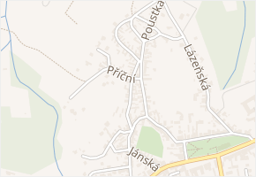 Tuchorazská v obci Kostelec nad Černými lesy - mapa ulice
