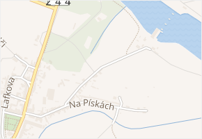 K Elektrárně v obci Kostelec nad Labem - mapa ulice