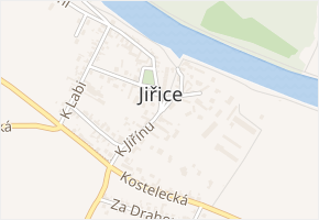 K Jiřínu v obci Kostelec nad Labem - mapa ulice