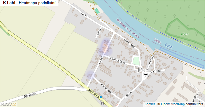 K Labi - mapa podnikání