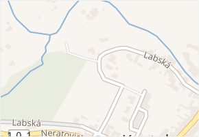 Labská v obci Kostelec nad Labem - mapa ulice