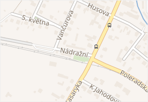 Nádražní v obci Kostelec nad Labem - mapa ulice