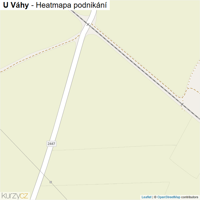 Mapa U Váhy - Firmy v ulici.