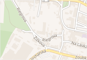 Riegrova v obci Kostelec nad Orlicí - mapa ulice