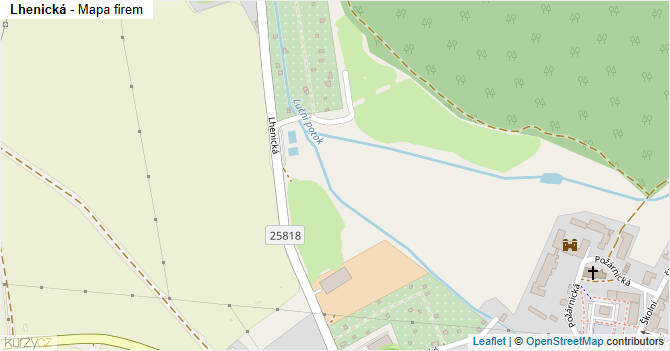 Lhenická - mapa firem