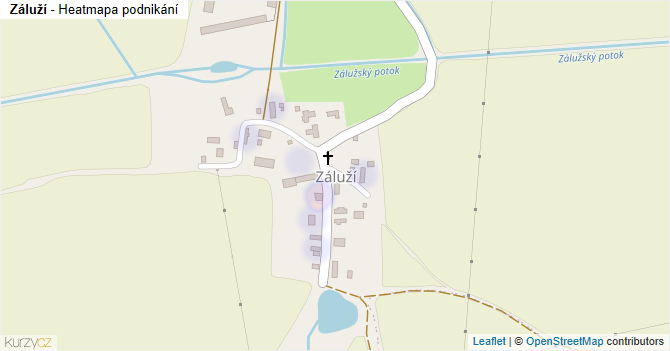 Záluží - mapa podnikání