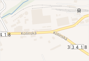 Kolínská v obci Kouřim - mapa ulice