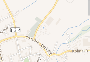 Na Salabce v obci Kouřim - mapa ulice
