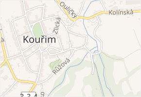 Na Schodech v obci Kouřim - mapa ulice