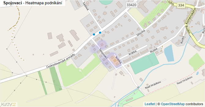 Spojovací - mapa podnikání