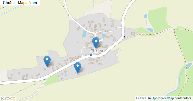 Chrást - mapa firem