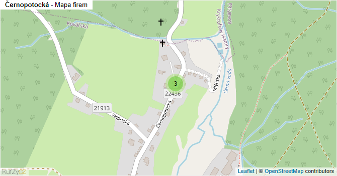 Černopotocká - mapa firem