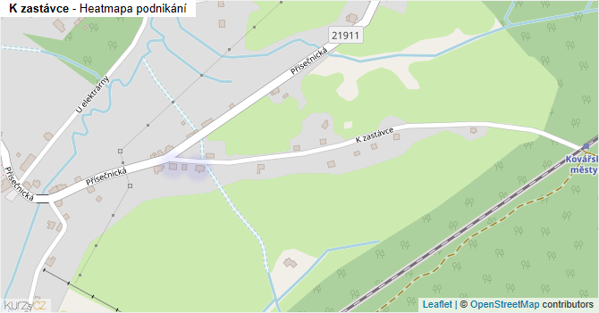 K zastávce - mapa podnikání