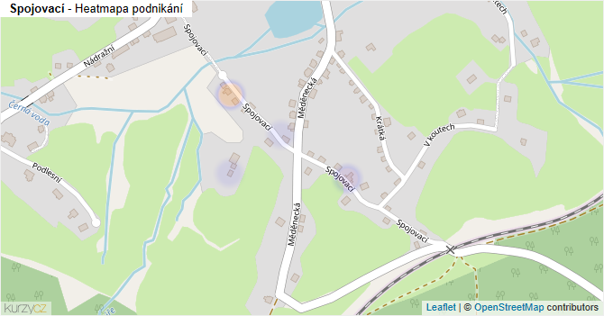 Spojovací - mapa podnikání