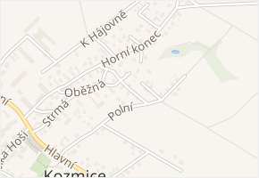Do Kopce v obci Kozmice - mapa ulice