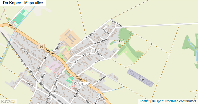 Do Kopce - mapa ulice