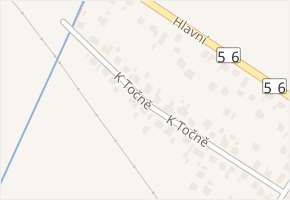 K Točně v obci Kozmice - mapa ulice
