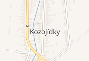 Kozojídky v obci Kozojídky - mapa části obce
