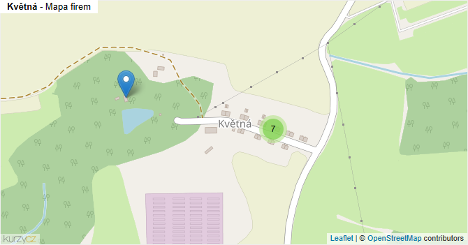 Květná - mapa firem