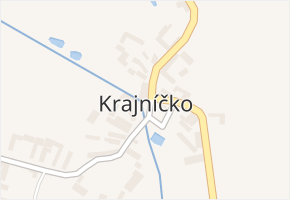 Krajníčko v obci Krajníčko - mapa části obce