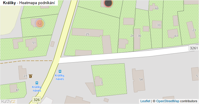 Králíky - mapa podnikání