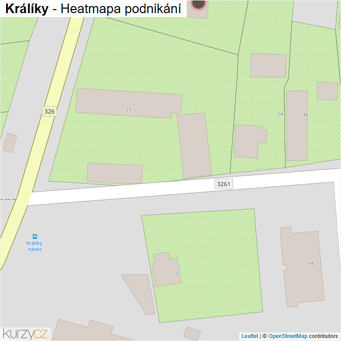 Mapa Králíky - Firmy v obci.
