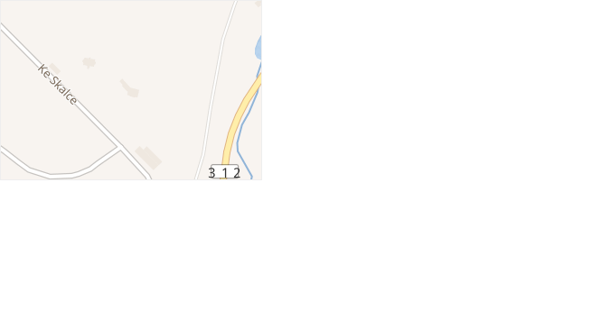 Ke Skalce v obci Králíky - mapa ulice