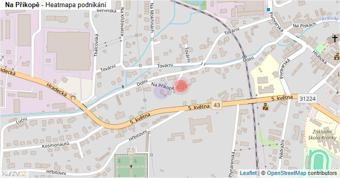 Na Příkopě - mapa podnikání