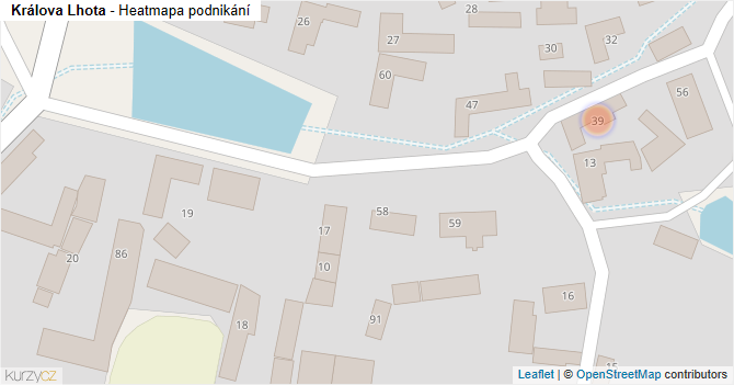 Králova Lhota - mapa podnikání