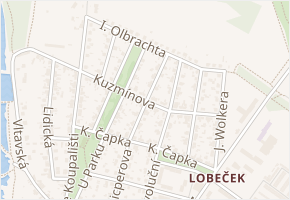Karsova v obci Kralupy nad Vltavou - mapa ulice