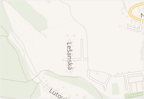 Lešanská v obci Kralupy nad Vltavou - mapa ulice