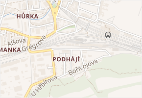 Poděbradova v obci Kralupy nad Vltavou - mapa ulice