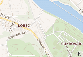 Sladkovského v obci Kralupy nad Vltavou - mapa ulice
