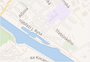 Šrámkova v obci Kralupy nad Vltavou - mapa ulice