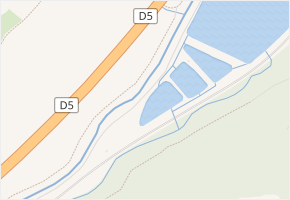 ČSD-Strážní domek v obci Králův Dvůr - mapa ulice