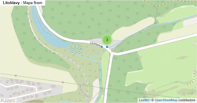 Litohlavy - mapa firem