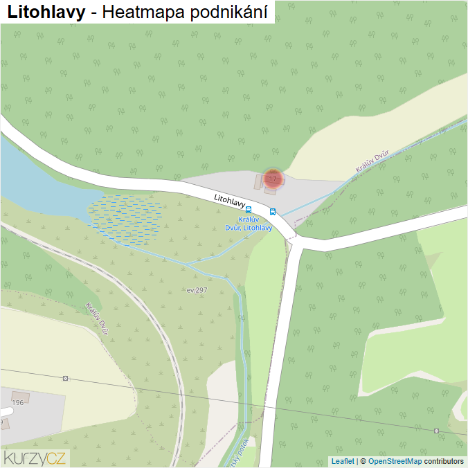 Mapa Litohlavy - Firmy v ulici.