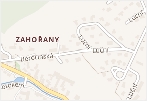 Luční v obci Králův Dvůr - mapa ulice